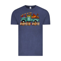 Vintage Denim meet me af the pumpkin patch Vintage Tee - CowhideDigitalArt