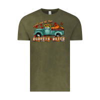 Vintage Olive meet me af the pumpkin patch Vintage Tee - CowhideDigitalArt