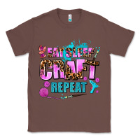 Chestnut eat sleep craft repeat Classic Tee - AdoDesignShop