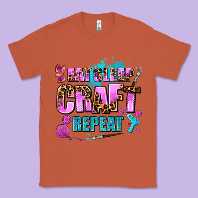 Eat Sleep Craft Repeat Classic Tee Designed By Adodesignshop