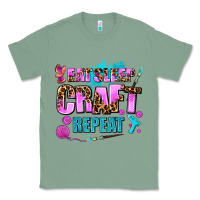 Sage eat sleep craft repeat Classic Tee - AdoDesignShop