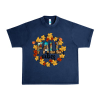 Navy fall vibes Urban Heavy Tee - CowhideDigitalArt