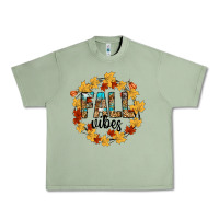 Oil Green fall vibes Urban Heavy Tee - CowhideDigitalArt
