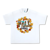White fall vibes Urban Heavy Tee - CowhideDigitalArt