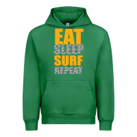 Emerald eat sleep surf repeat Urban Hoodie - Bettercallsaul