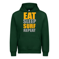 Foreset Green eat sleep surf repeat Urban Hoodie - Bettercallsaul