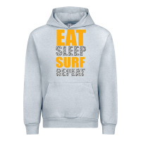 Heather Grey eat sleep surf repeat Urban Hoodie - Bettercallsaul