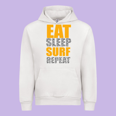 Eat Sleep Surf Repeat Urban Hoodie Designed By Bettercallsaul