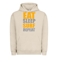 Pigment French Oak eat sleep surf repeat Urban Hoodie - Bettercallsaul