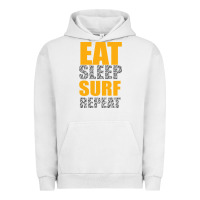 Pigment Lunar Rock eat sleep surf repeat Urban Hoodie - Bettercallsaul