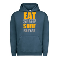 Pigment Midnight Navy eat sleep surf repeat Urban Hoodie - Bettercallsaul