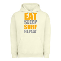 Pigment Pistachio eat sleep surf repeat Urban Hoodie - Bettercallsaul