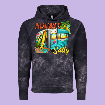 Always Salty With Caravan Vintage Hoodie Designed By Texasbilliewilder