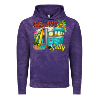 Cloud Purple always salty with caravan Vintage Hoodie - texasbilliewilder