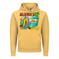Vintage Mustard always salty with caravan Vintage Hoodie - texasbilliewilder