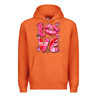 Carrot love with lips Premium Hoodie - LillyAllenDesigns
