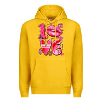 Lemon love with lips Premium Hoodie - LillyAllenDesigns