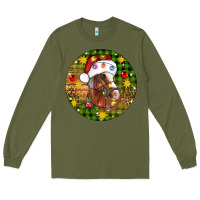 Army Green Christmas horse Long Sleeve Tee - Artiststas