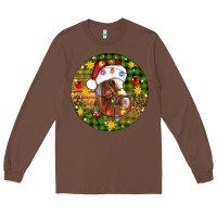Chestnut Christmas horse Long Sleeve Tee - Artiststas