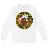 White Christmas horse Long Sleeve Tee - Artiststas