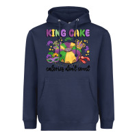 Navy king cake calories don't count Heavyweight Hoodie - MaliasSmallBusiness