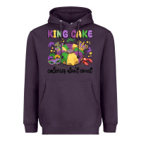 Plum king cake calories don't count Heavyweight Hoodie - MaliasSmallBusiness