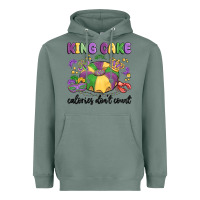 Sage king cake calories don't count Heavyweight Hoodie - MaliasSmallBusiness