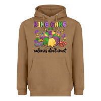 King Cake Calories Don't Count Heavyweight Hoodie | Teevron