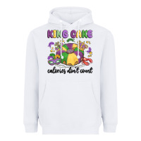 White king cake calories don't count Heavyweight Hoodie - MaliasSmallBusiness