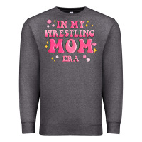 Charcoal Heather in my wrestling mom era Premium Sweatshirt - MaliasSmallBusiness