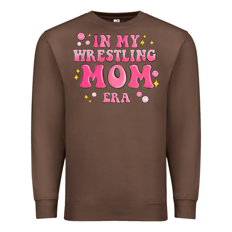 In My Wrestling Mom Era Premium Sweatshirt by MaliasSmallBusiness | Teevron