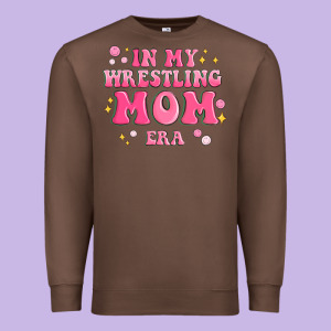 In My Wrestling Mom Era Premium Sweatshirt Designed By Maliassmallbusiness