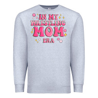 Heather Grey in my wrestling mom era Premium Sweatshirt - MaliasSmallBusiness