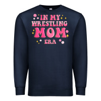 Navy in my wrestling mom era Premium Sweatshirt - MaliasSmallBusiness
