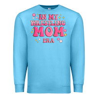 Ocean Blue in my wrestling mom era Premium Sweatshirt - MaliasSmallBusiness