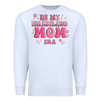 White in my wrestling mom era Premium Sweatshirt - MaliasSmallBusiness