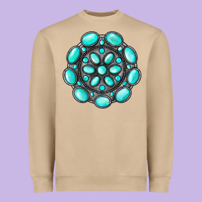 Gemstone Jewelry Heavyweight Sweatshirt Designed By Ranaportraitstore