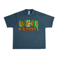 Midnight Navy Lucky charm st. patricks day Urban Heavy Tee - Neo Western