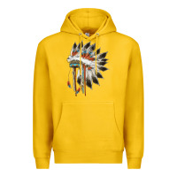 Lemon indian headress Premium Hoodie - AdoDesignShop