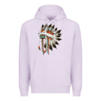 Lilac indian headress Premium Hoodie - AdoDesignShop