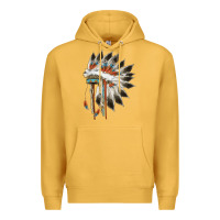 Mustard indian headress Premium Hoodie - AdoDesignShop