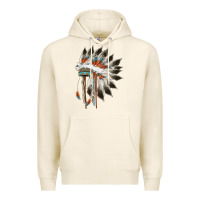 Tofu indian headress Premium Hoodie - AdoDesignShop