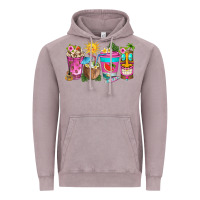 Vintage Zinc aloha coffe cups Vintage Hoodie - texasbilliewilder