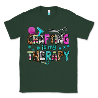 Sports Green crafting is my therapy Classic Tee - AdoDesignShop