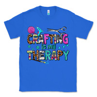 True Royal crafting is my therapy Classic Tee - AdoDesignShop