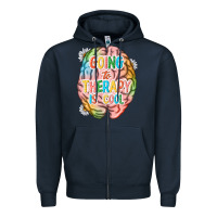 Navy going to therapy is cool Zipper Hoodie - NancyCooperArtShop