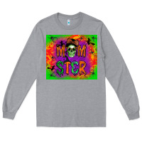 Heather Grey momster Long Sleeve Tee - BundleAndBundleShop