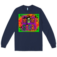 Navy momster Long Sleeve Tee - BundleAndBundleShop