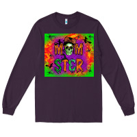 Plum momster Long Sleeve Tee - BundleAndBundleShop