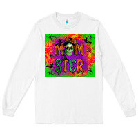 White momster Long Sleeve Tee - BundleAndBundleShop